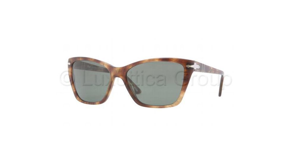 Persol PO3023S Bifocal Prescription Sunglasses PO3023S-979-31-5616 - Lens Diameter 56 mm, Frame Color Spotted Green