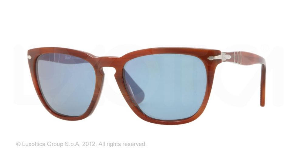 Persol PO3024S Progressive Prescription Sunglasses PO3024S-957-56-52 - Lens Diameter 52 mm, Lens Diameter 52 mm, Frame Color Brown