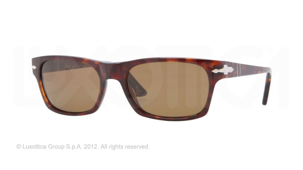 Persol PO3037S Bifocal Prescription Sunglasses PO3037S-24-57-54 - Lens Diameter 54 mm, Frame Color Havana