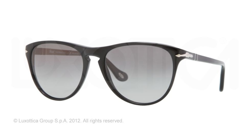 Persol PO3038S Prescription Sunglasses PO3038S-95-M3-52 - Lens Diameter 52 mm, Frame Color Black
