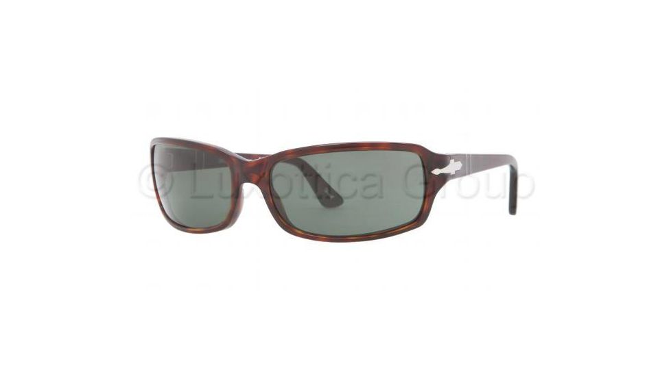 Persol PO3041S Single Vision Prescription Sunglasses PO3041S-24-31-6217 - Lens Diameter 62 mm, Frame Color Havana
