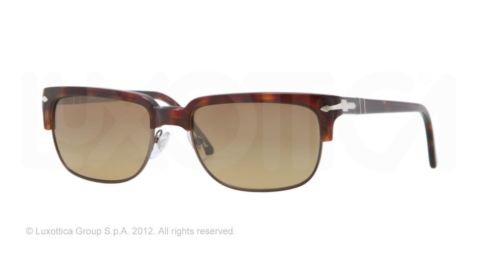 Persol PO3043S Prescription Sunglasses PO3043S-24-81-54 - Lens Diameter 54 mm, Lens Diameter 54 mm, Frame Color Havana