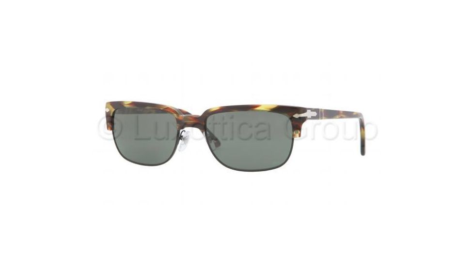 Persol PO3043S Prescription Sunglasses PO3043S-938-31-5418 - Lens Diameter 54 mm, Frame Color Green Striped