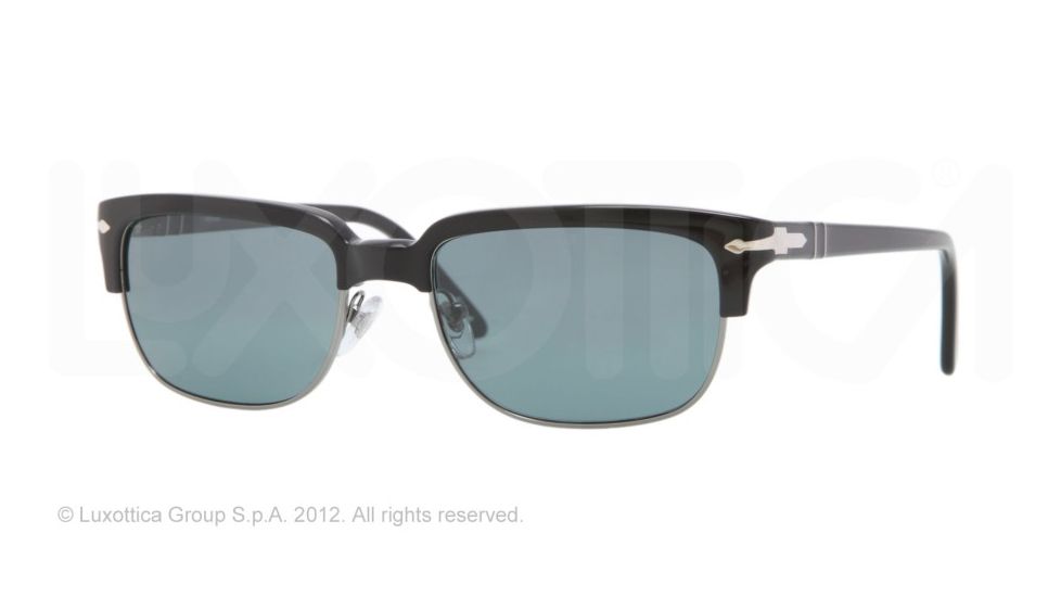 Persol PO3043S Prescription Sunglasses PO3043S-95-4N-54 - Lens Diameter 54 mm, Frame Color Black