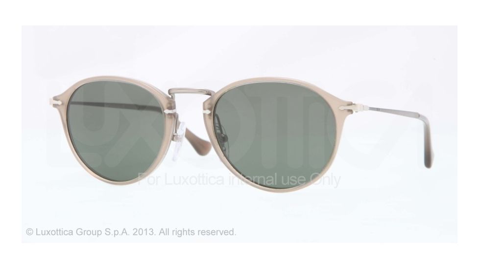 Persol PO3046S Bifocal Prescription Sunglasses PO3046S-952-31-49 - Lens Diameter 49 mm, Frame Color Beige