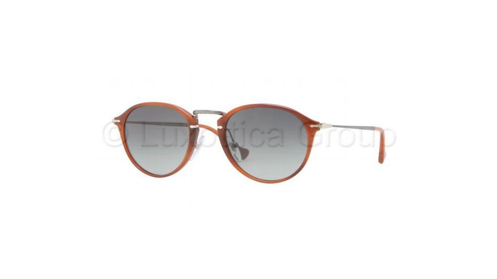 Persol PO3046S Bifocal Prescription Sunglasses PO3046S-957-71-4921 - Lens Diameter 49 mm, Frame Color Corrugated Brown