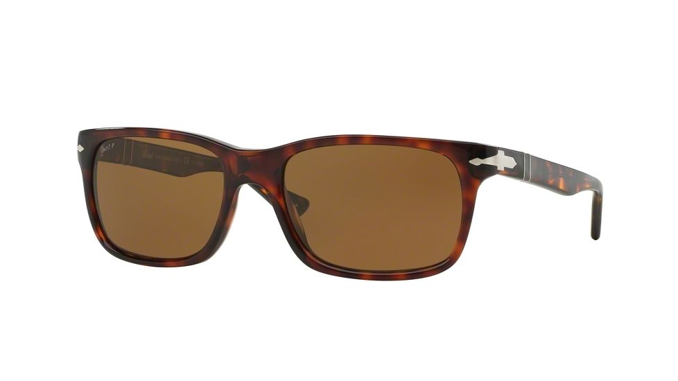 Persol PO3048S Progressive Prescription Sunglasses PO3048S-24-57-55 - Lens Diameter 55 mm, Frame Color Havana