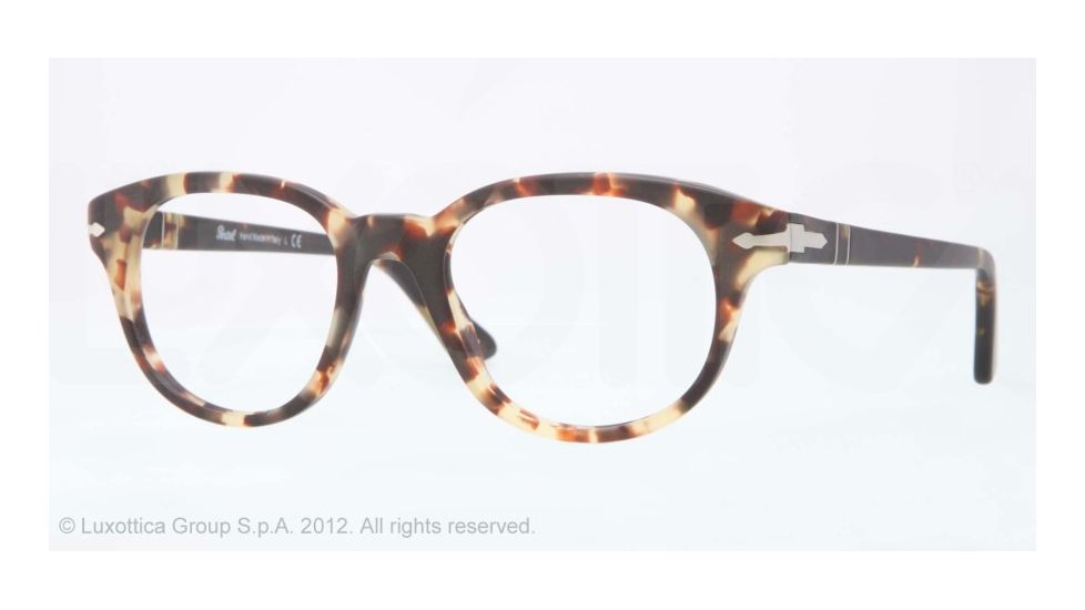 Persol PO3052V Bifocal Prescription Eyeglasses 9005-50 - Tabacco Virginia Frame, Demo Lens Lenses