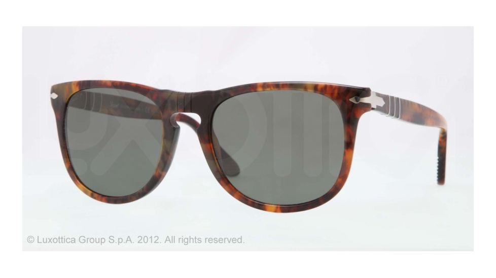 Persol PO3055S Progressive Prescription Sunglasses PO3055S-108-58-54 - Lens Diameter 54 mm, Frame Color Caffe'