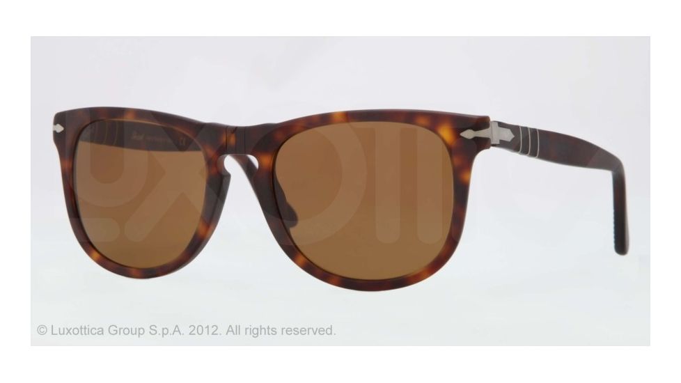Persol PO3055S Progressive Prescription Sunglasses PO3055S-899-33-54 - Lens Diameter 54 mm, Frame Color Havana Antique