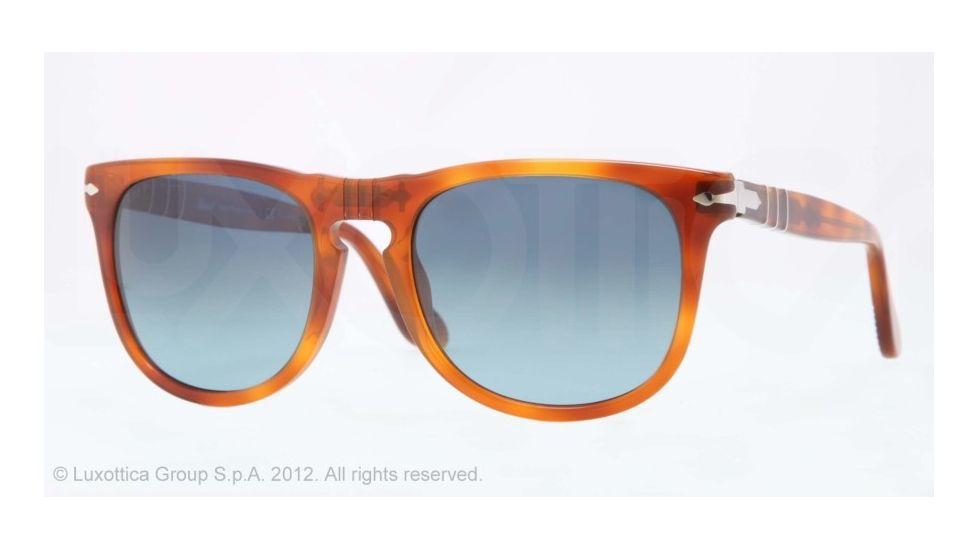 Persol PO3055S Progressive Prescription Sunglasses PO3055S-96-S3-54 - Lens Diameter 54 mm, Frame Color Terra Di Siena