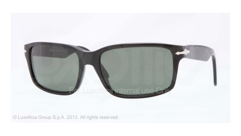 Persol PO3067S Progressive Prescription Sunglasses PO3067S-95-31-60 - Lens Diameter 60 mm, Frame Color Black