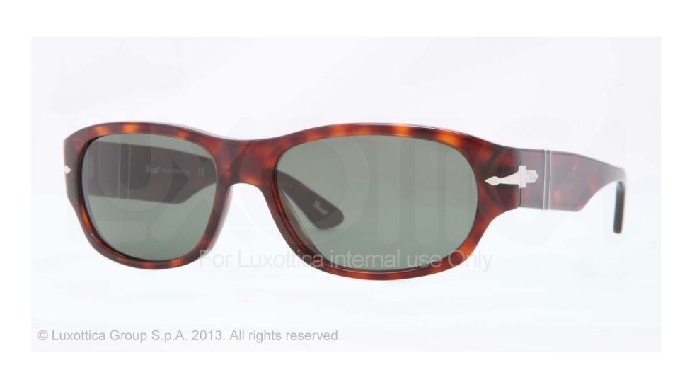 Persol PO3068S Bifocal Prescription Sunglasses PO3068S-24-31-57 - Lens Diameter 57 mm, Frame Color Havana