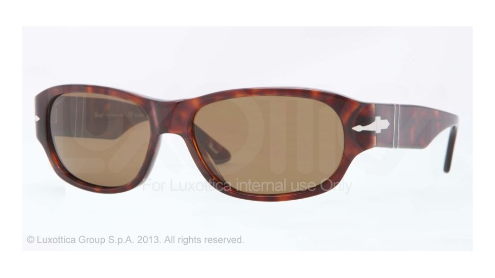 Persol PO3068S Bifocal Prescription Sunglasses PO3068S-24-57-57 - Lens Diameter 57 mm, Frame Color Havana