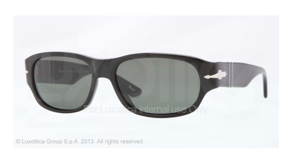 Persol PO3068S Bifocal Prescription Sunglasses PO3068S-95-58-57 - Lens Diameter 57 mm, Frame Color Black