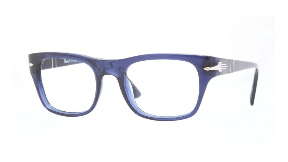 Persol PO3070V Bifocal Prescription Eyeglasses 181-52 - Blue Frame