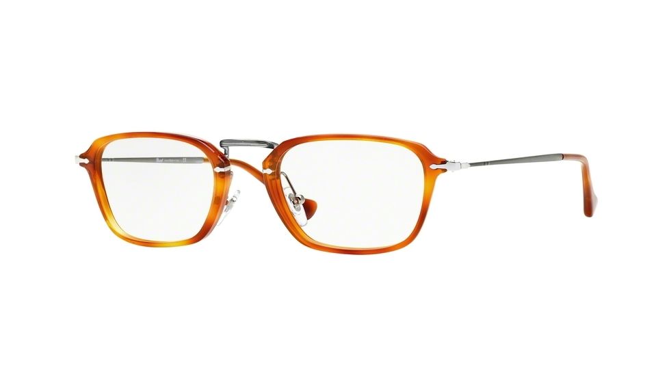Persol PO3079V Bifocal Prescription Eyeglasses 96-50 - Light Havana Frame