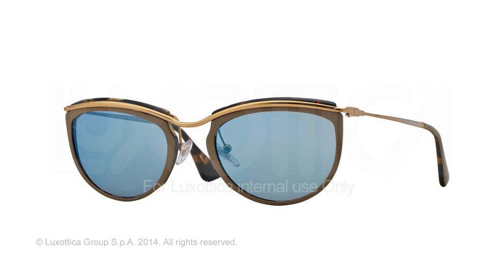 Persol PO3082S Progressive Prescription Sunglasses PO3082S-100517-52 - Lens Diameter 52 mm, Frame Color Top Hazel/matte Havana
