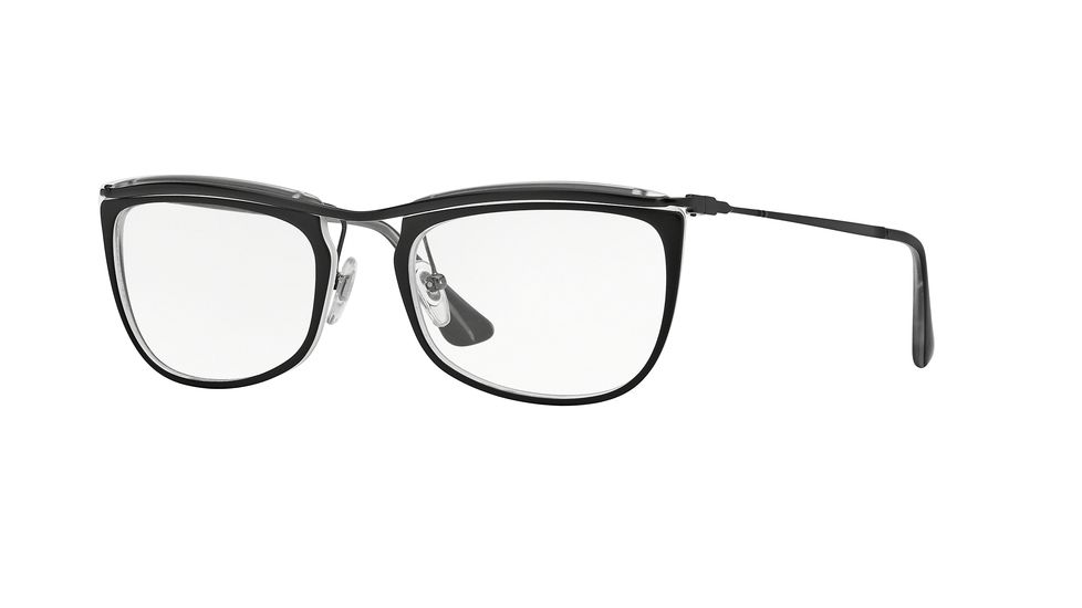 Persol PO3083V Bifocal Prescription Eyeglasses 1004-51 - Top Black/matte Crystal Frame