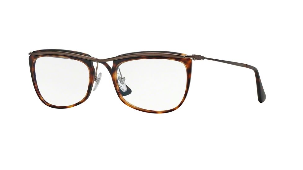 Persol PO3083V Bifocal Prescription Eyeglasses 899-51 - Matte Havana Frame