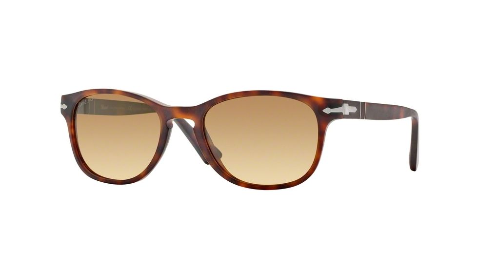 Persol PO3086S Sunglasses 900181-53 - Matte Havana Frame, Gradient Brown Photopolar Lenses