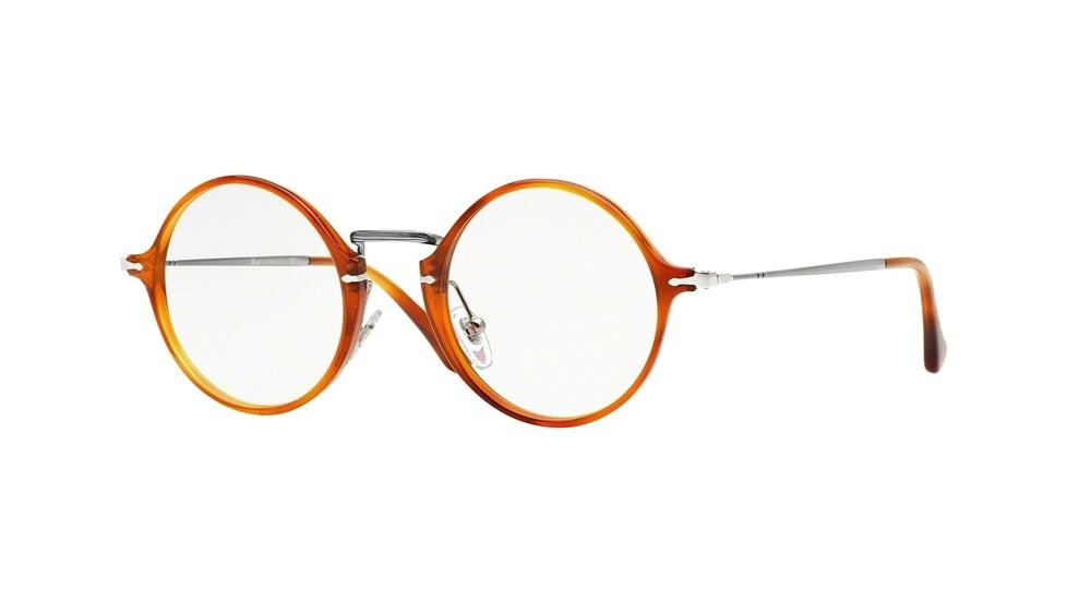 Persol PO3091V Bifocal Prescription Eyeglasses 96-47 - Light Havana Frame