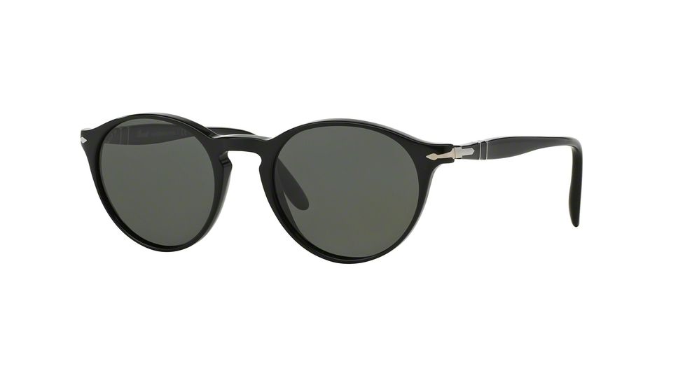 Persol PO3092SM Progressive Prescription Sunglasses PO3092SM-901458-50 - Lens Diameter 50 mm, Frame Color Black