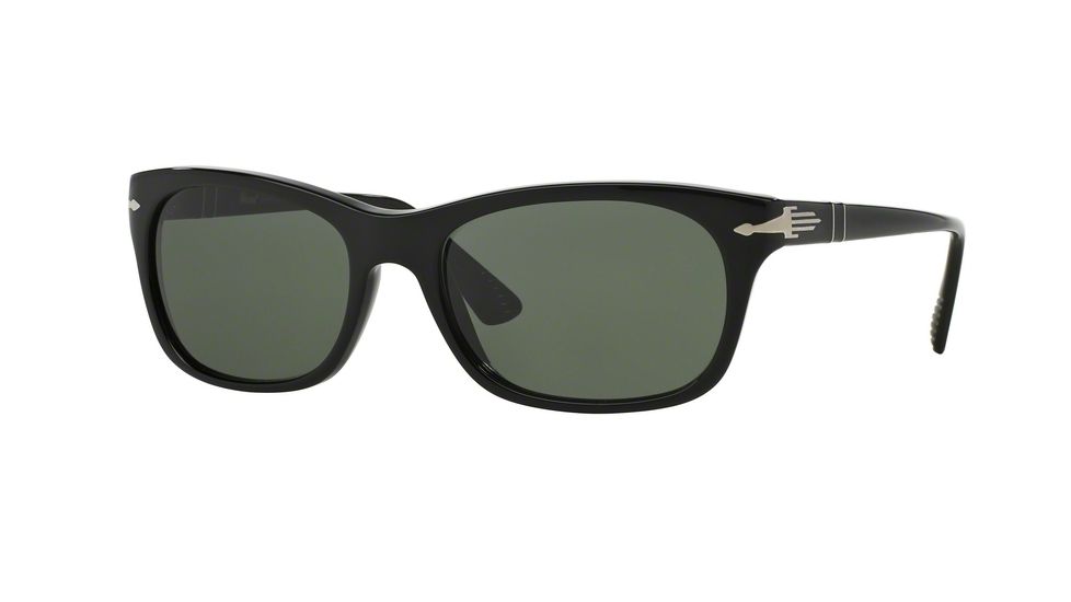 Persol PO3099S Bifocal Prescription Sunglasses PO3099S-95-31-56 - Lens Diameter 56 mm, Frame Color Black