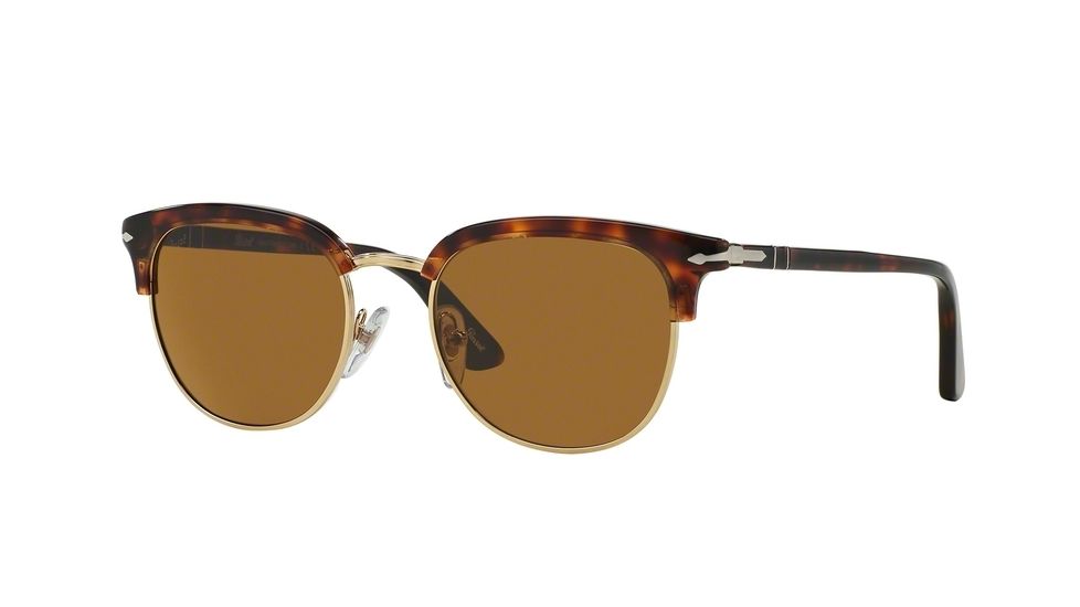 Persol PO3105S Bifocal Prescription Sunglasses PO3105S-24-33-51 - Lens Diameter 51 mm, Frame Color Havana