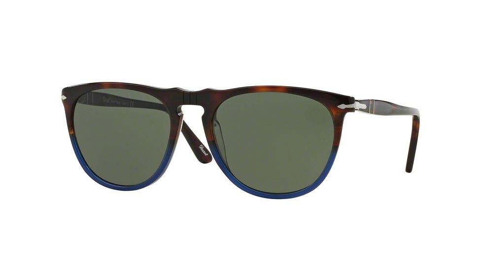 Persol PO3114S Progressive Prescription Sunglasses PO3114S-102231-56 - Lens Diameter 56 mm, Frame Color Terra E Oceano