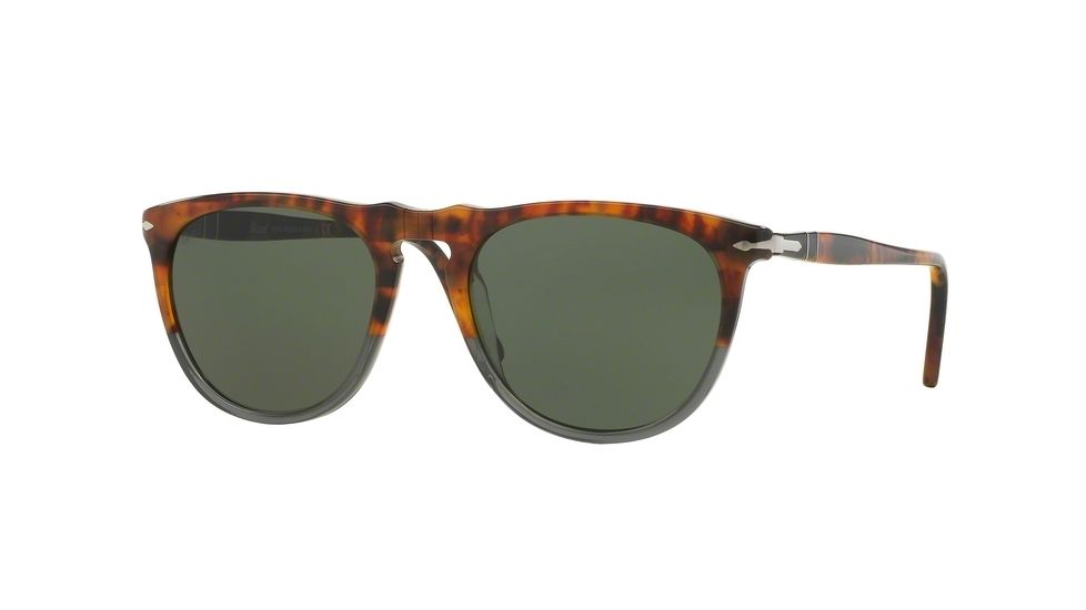Persol PO3114S Progressive Prescription Sunglasses PO3114S-102331-56 - Lens Diameter 56 mm, Frame Color Fuoco E Ardesia