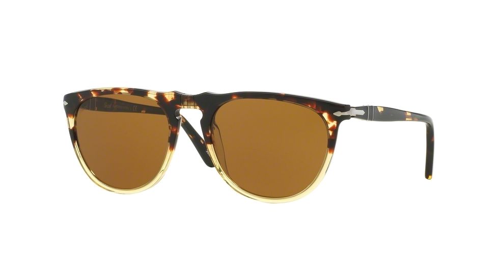 Persol PO3114S Progressive Prescription Sunglasses PO3114S-102433-56 - Lens Diameter 56 mm, Frame Color Ebano E Oro