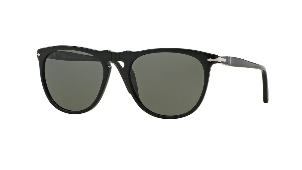 Persol PO3114S Progressive Prescription Sunglasses PO3114S-95-58-53 - Lens Diameter 53 mm, Frame Color Black