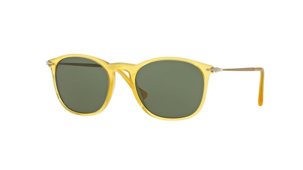 Persol PO3124S Sunglasses 204/31-50 - Yellow Frame, Green Lenses