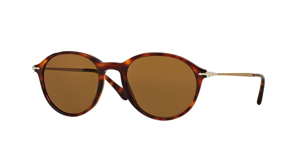 Persol PO3125S Bifocal Prescription Sunglasses PO3125S-24-57-49 - Lens Diameter 49 mm, Frame Color Havana