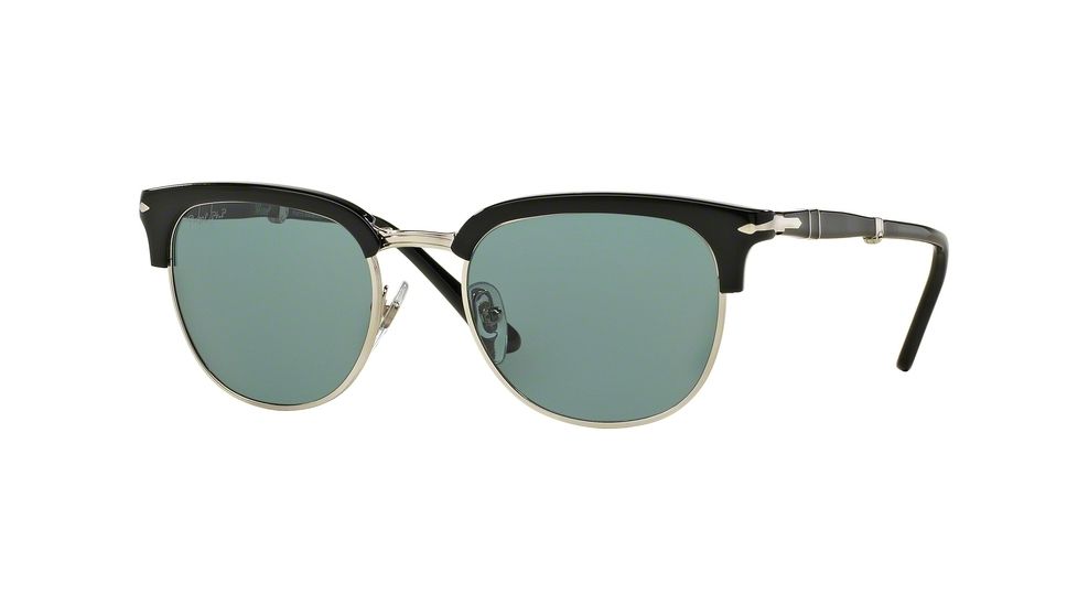 Persol PO3132S Single Vision Prescription Sunglasses PO3132S-95-4N-51 - Lens Diameter 51 mm, Frame Color Black