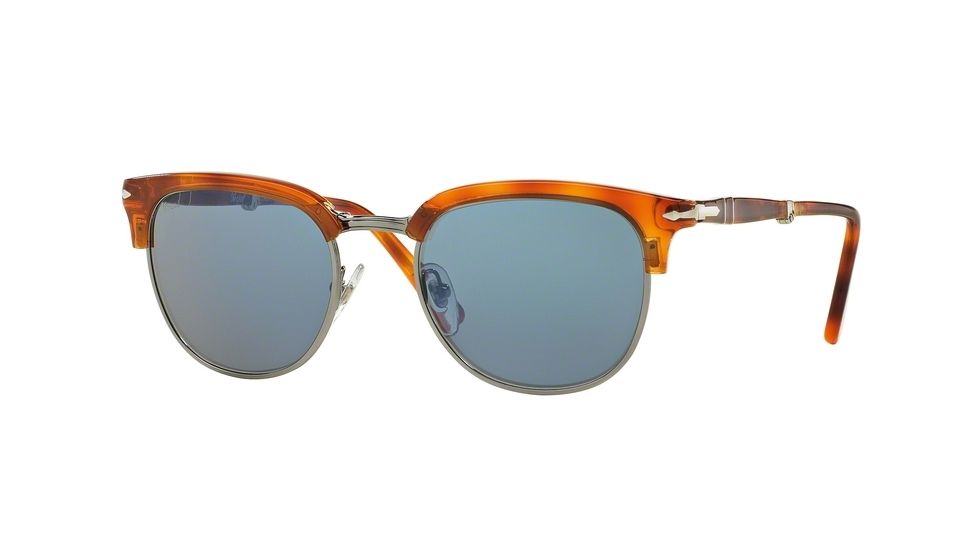 Persol PO3132S Single Vision Prescription Sunglasses PO3132S-96-56-51 - Lens Diameter 51 mm, Frame Color Terra Di Siena