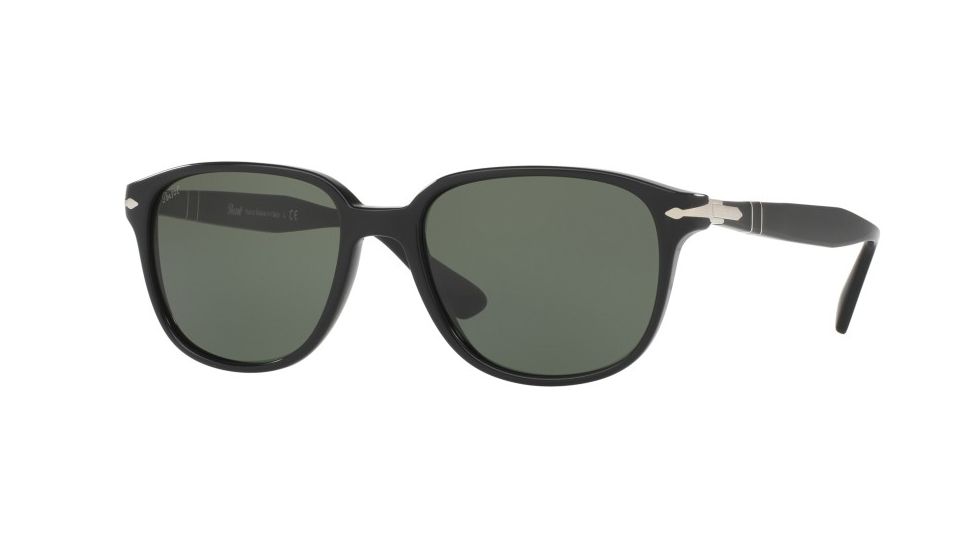 Persol PO3149S Progressive Prescription Sunglasses PO3149S-95-31-52 - Lens Diameter 52 mm, Frame Color Black