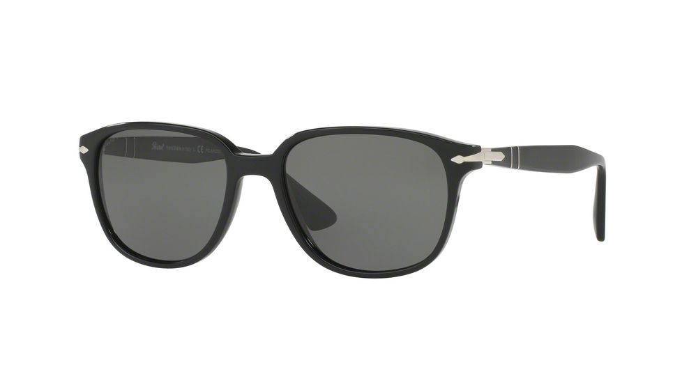 Persol PO3149S Progressive Prescription Sunglasses PO3149S-95-58-52 - Lens Diameter 52 mm, Frame Color Black