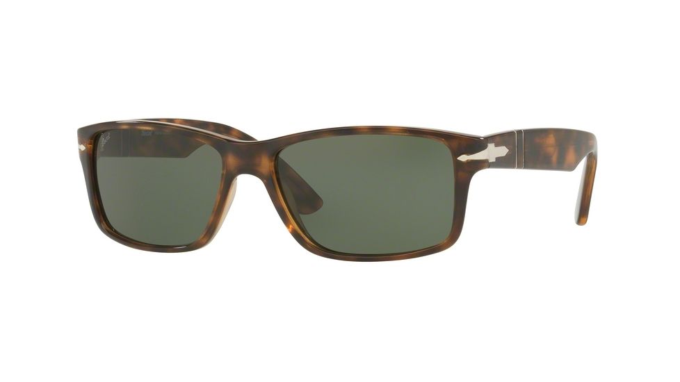 Persol PO3154S Single Vision Prescription Sunglasses PO3154S-105431-58 - Lens Diameter 58 mm, Frame Color Dark Havana
