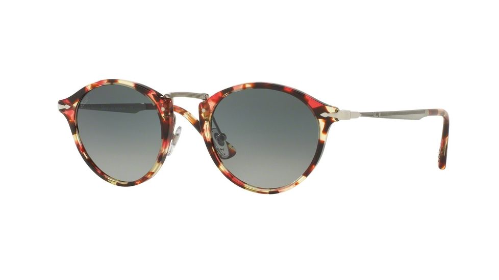 Persol PO3166S Progressive Prescription Sunglasses PO3166S-105971-51 - Lens Diameter 51 mm, Frame Color Pink Havana-brown
