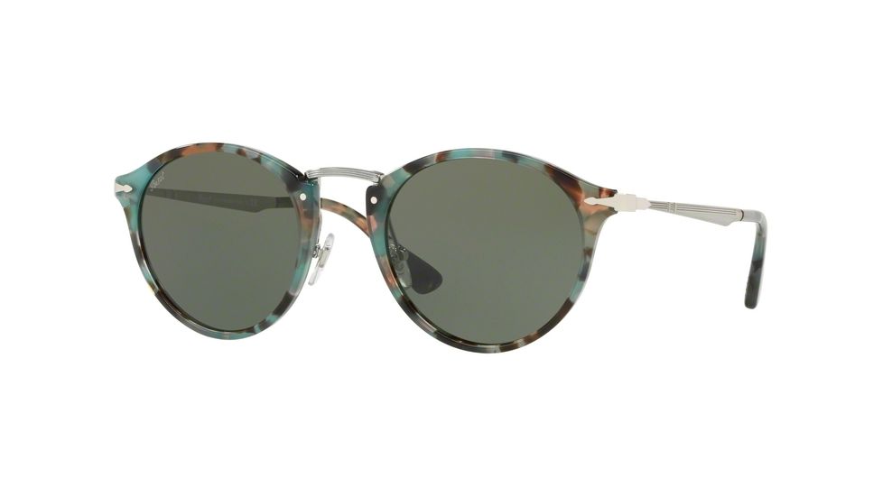 Persol PO3166S Progressive Prescription Sunglasses PO3166S-107031-51 - Lens Diameter 51 mm, Frame Color Tortoise Azure