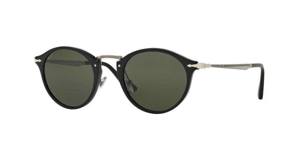 Persol PO3166S Progressive Prescription Sunglasses, 49mm, Black, PO3166S-95-58-49-PRO