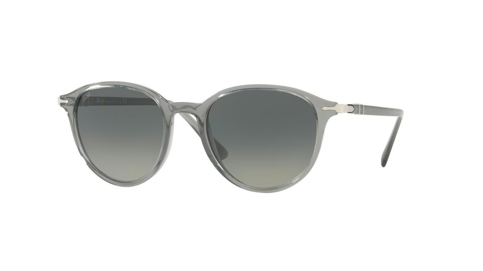 Persol PO3169S Single Vision Prescription Sunglasses PO3169S-105071-50 - Lens Diameter 50 mm, Frame Color Grey