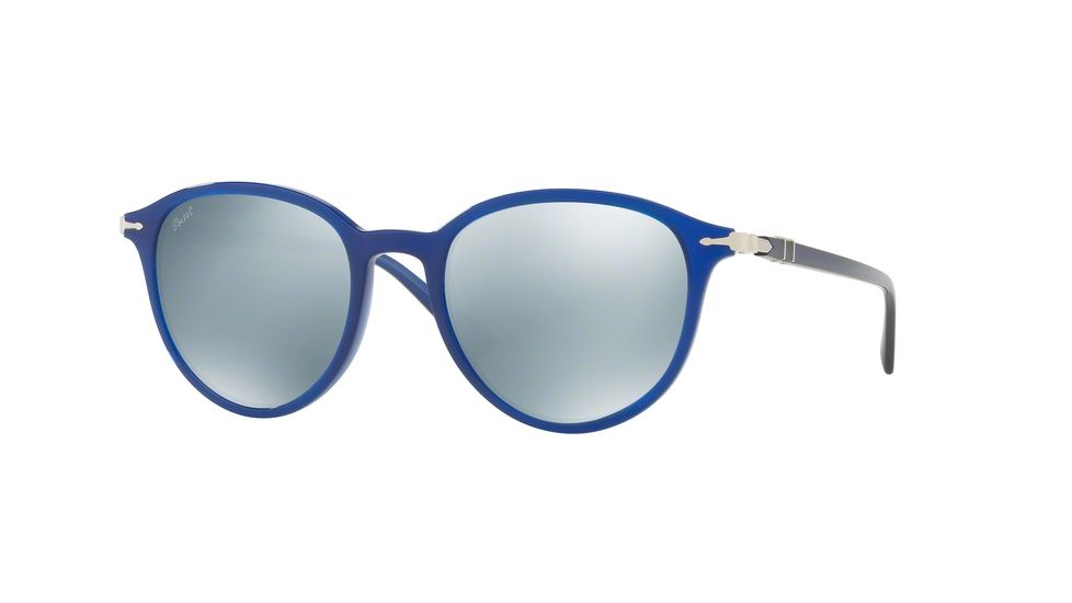 Persol PO3169S Single Vision Prescription Sunglasses PO3169S-105130-50 - Lens Diameter 50 mm, Frame Color Blue