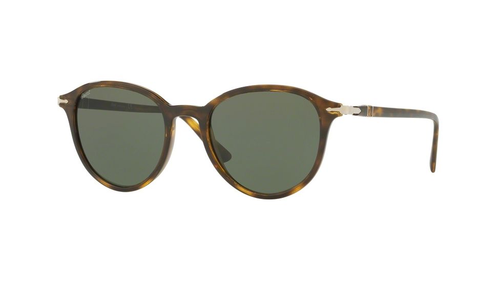 Persol PO3169S Single Vision Prescription Sunglasses PO3169S-105431-50 - Lens Diameter 50 mm, Frame Color Dark Havana
