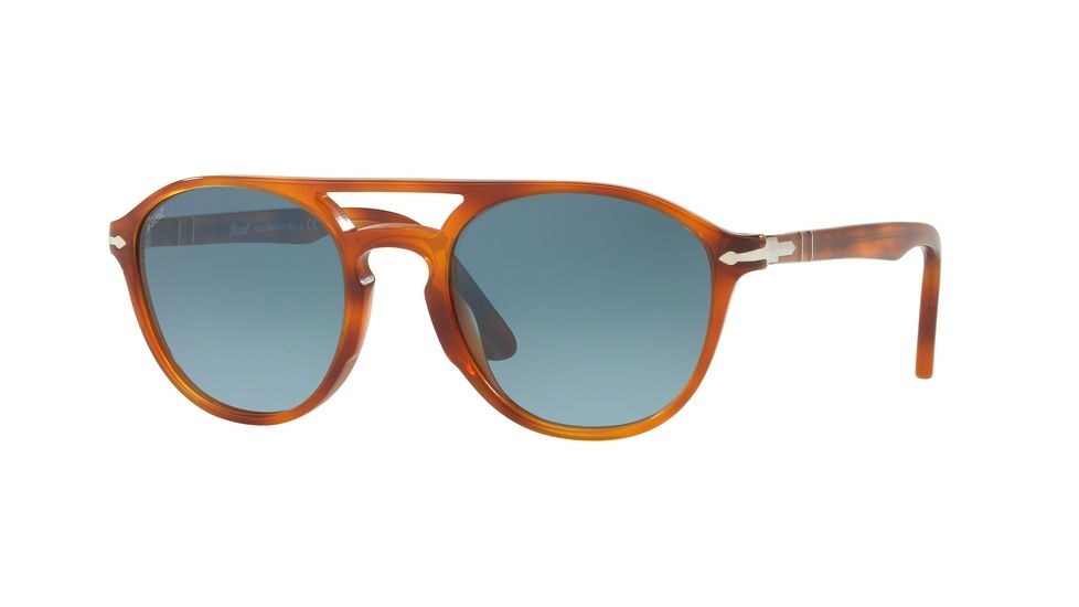 Persol PO3170S Progressive Prescription Sunglasses PO3170S-9041Q8-52 - Lens Diameter 52 mm, Frame Color Terra Di Siena