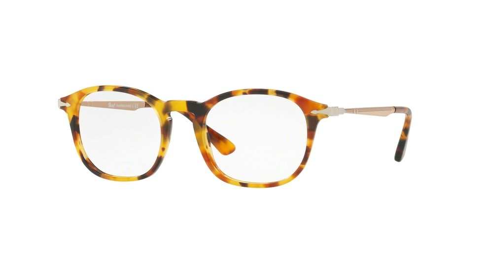 Persol PO3179V Progressive Prescription Eyeglasses 1052-49 - Brown/beige Tortoise Frame
