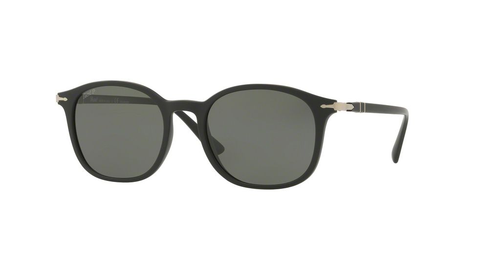 Persol PO3182S Progressive Prescription Sunglasses PO3182S-104258-51 - Lens Diameter 51 mm, Frame Color Matte Black