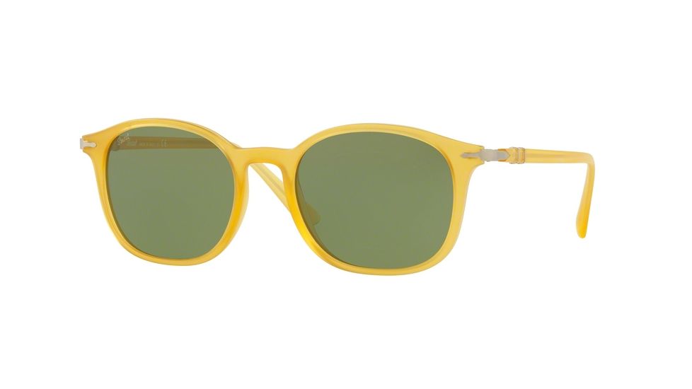 Persol PO3182S Progressive Prescription Sunglasses PO3182S-10484E-51 - Lens Diameter 51 mm, Frame Color Matte Yellow